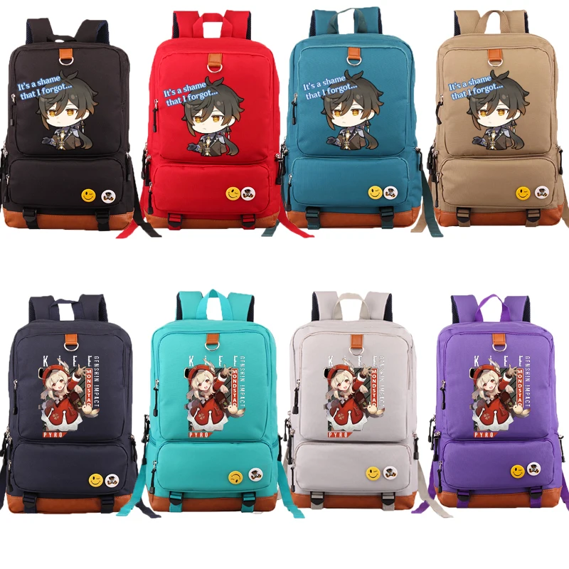 

Anime Genshin Impact Paimon Kawaii Backpack Waterproof Laptop Large Capacity to Travel Daily Outdoor Office School Bookbags
