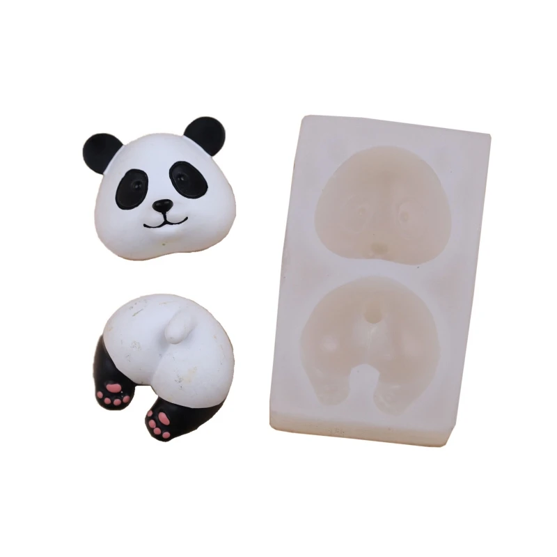

2022 модная силиконовая форма «сделай сам» в виде панды, тигра, эпоксидная смола, литье, форма для домашнего декора