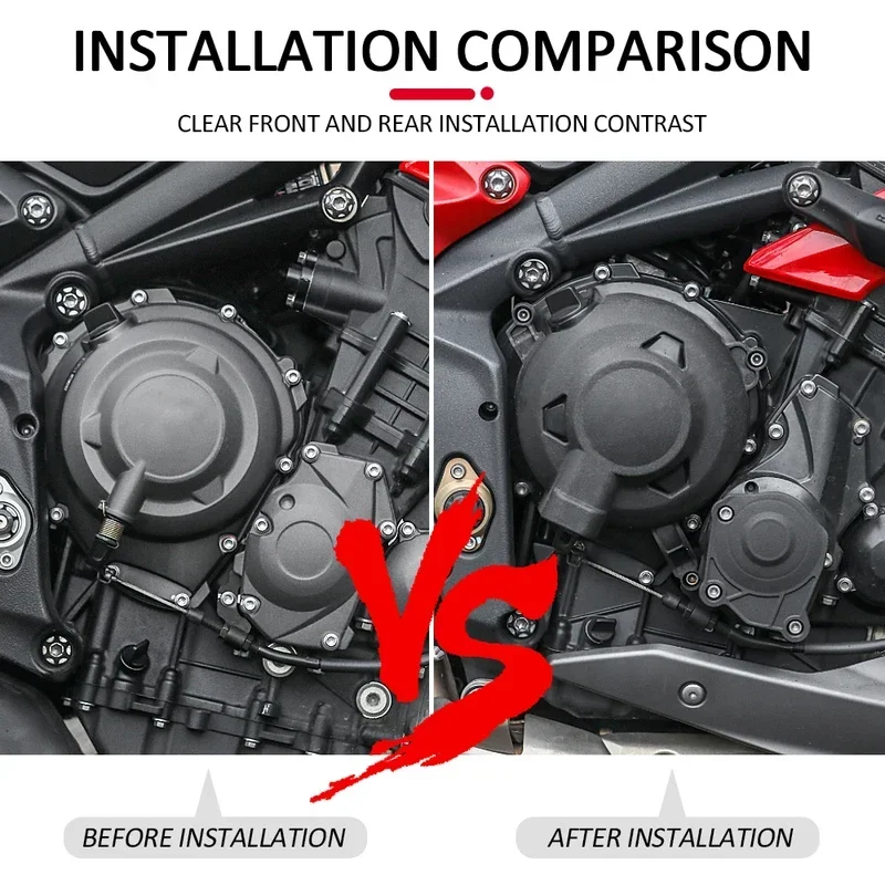 Новые аксессуары для мотоциклов защитный чехол двигателя Daytona 675/R Street Triple 765 R/S/RS