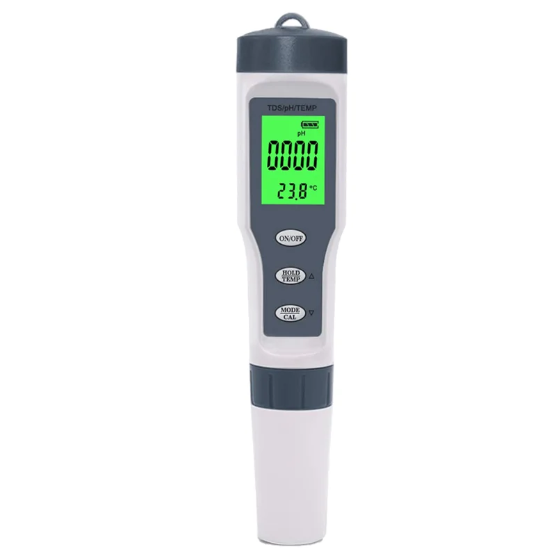 

Digital PH Meter with Auto Temp Compensation 3 in 1 PH/Thermometer 0.01 Resolution Pen Tester Water Quality Tester