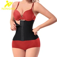 ningmi women waist trainer for weight loss waist cincher sauna belt belly control girdle sweat strap corset slimming body shaper