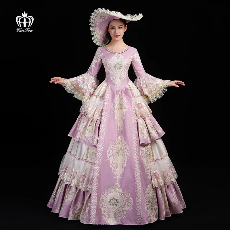 

Европейское Королевское Платье принцессы готическое сценическое платье с капюшоном винтажное платье для вечеривечерние вечернее элегант...