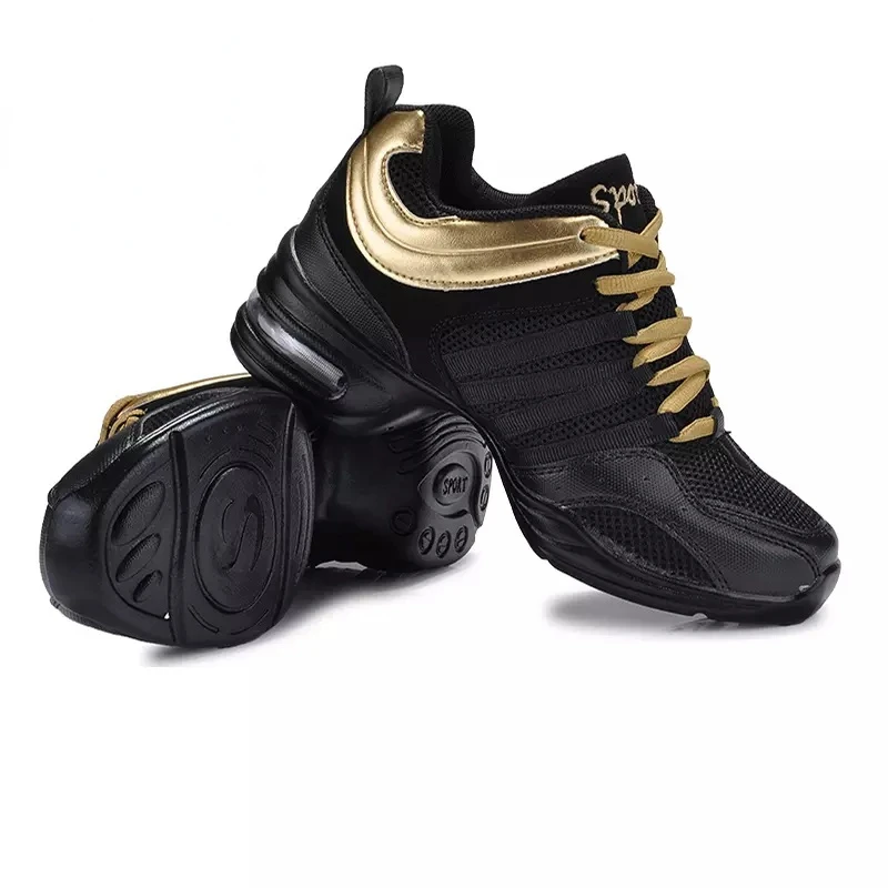 

Women's Dance Shoes Soft Outsole Woman Breath Jazz Hip Hop Shoes Sports Sneakers Ladies Girl's Modern Jazz Dancing Shoes