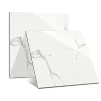 Foshan Cheap Floor Ceramic Tile Looks Like Italian Carrara Calacatta White Marble Stone