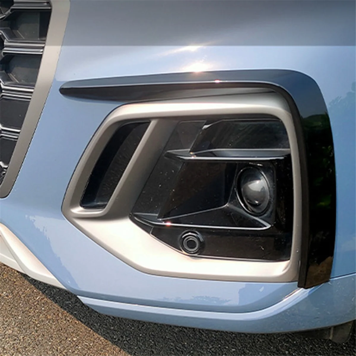 1 пара передний бампер воздушный нож отделка противотуманная лампа для Audi Q5 RS SQ5