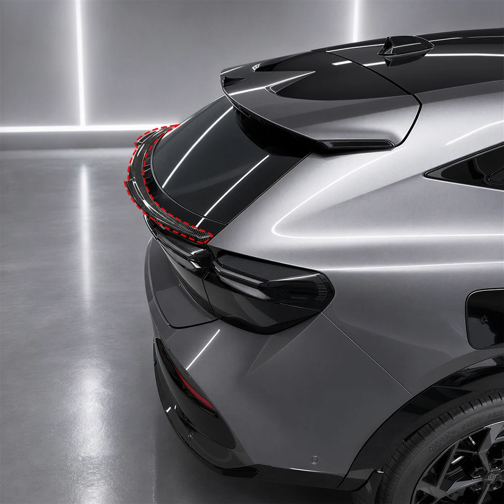 Фото Для Renault Filante 2026 2027 LHD/RHD задний спойлер на багажник, накладка на крыло, аксессуары для внешнего тюнинга автомобиля. №3