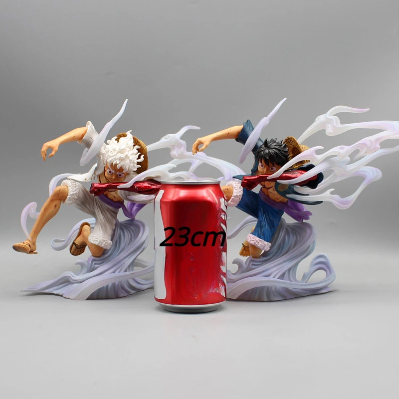 

23cm One Piece Figure 5 Gear Nika Luffy Sun God Monkey D. Luffy Aniem Action Figurine Toy for Kid Collection Doll Model Gift