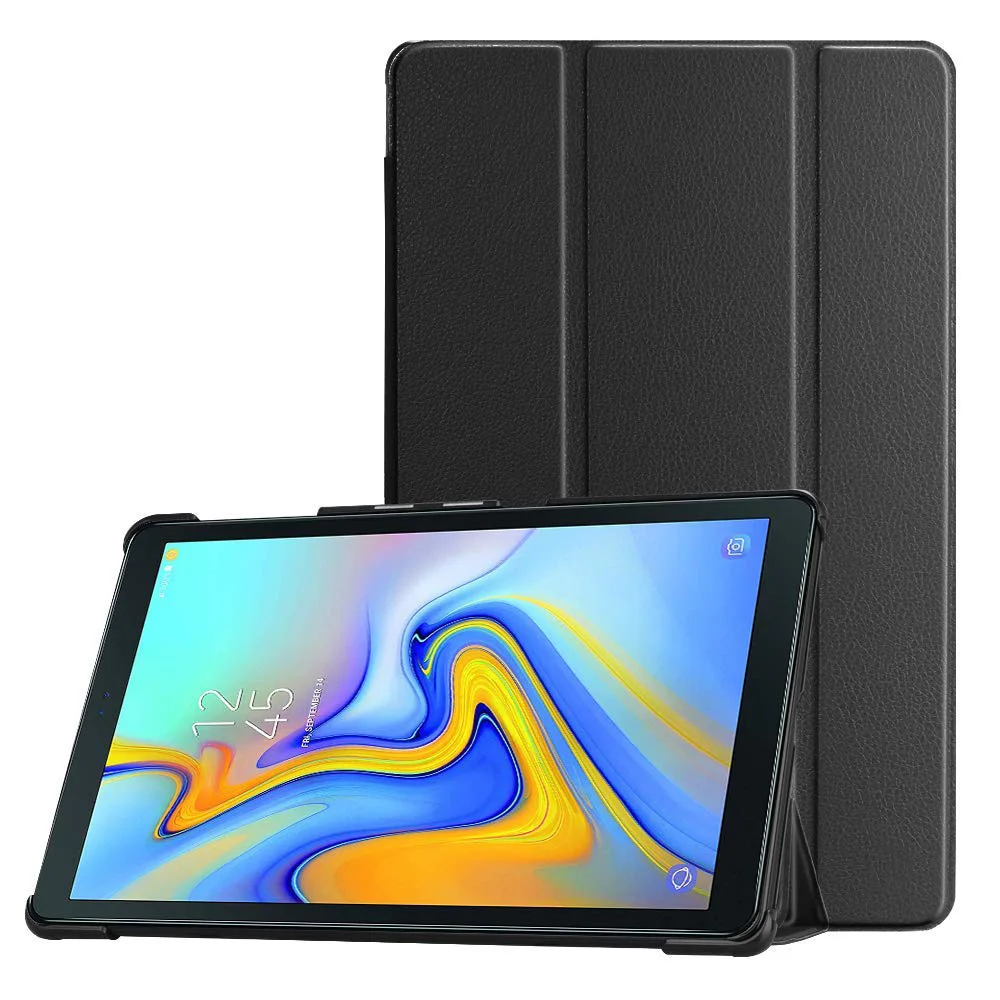 

UltraThin Tri-Fold Lightweight Smart Stand PU Leather Proective Case Cover for Samsung Galaxy Tab A 10.5 inch 2018 SM-T590 T595