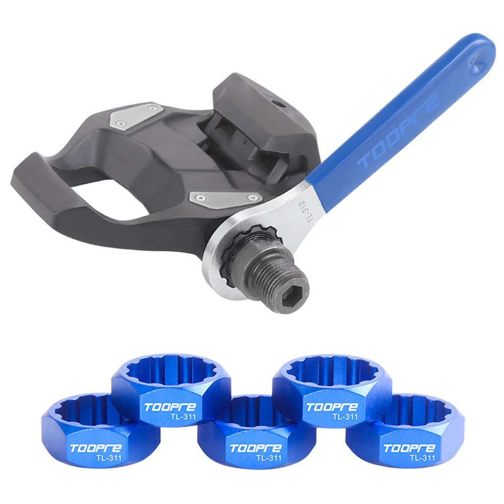 

Bike Lock Pedal Disassembly Tool Cycling Foot Platform Axle Spindle Shaft Installation Removal Supplies for 10-teeth Pedals