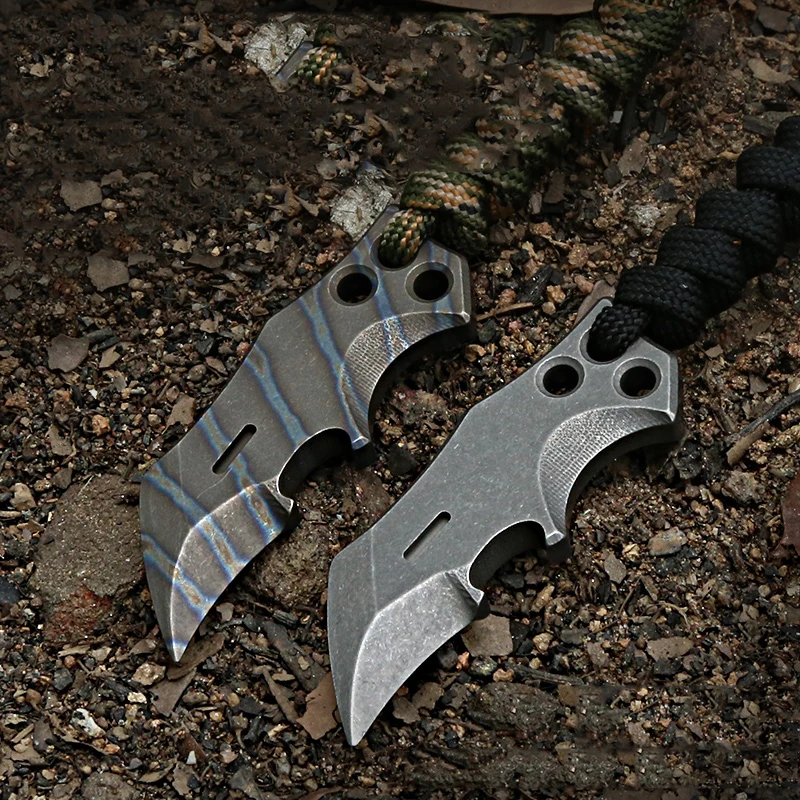 

TC4 Titanium Alloy Small Crowbar Multifunctional Claw Knife Bottle Opener EDC Self-defense Gadget