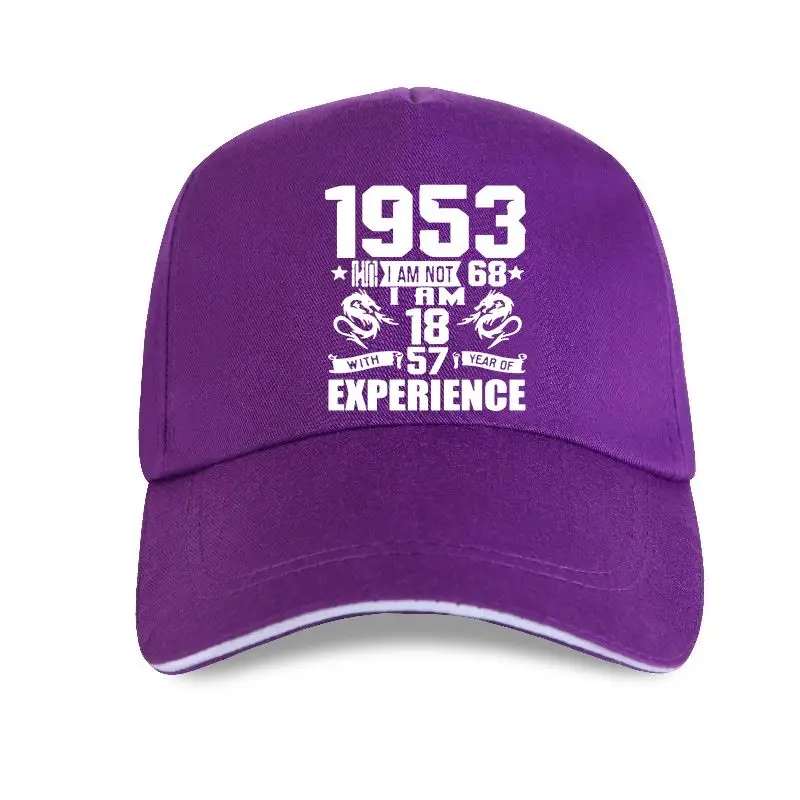 

new cap hat Funny Made In 1953 68th Birthday Gift Print Joke 68 Years Awesome Husband Casual Baseball Cap Cotton Men
