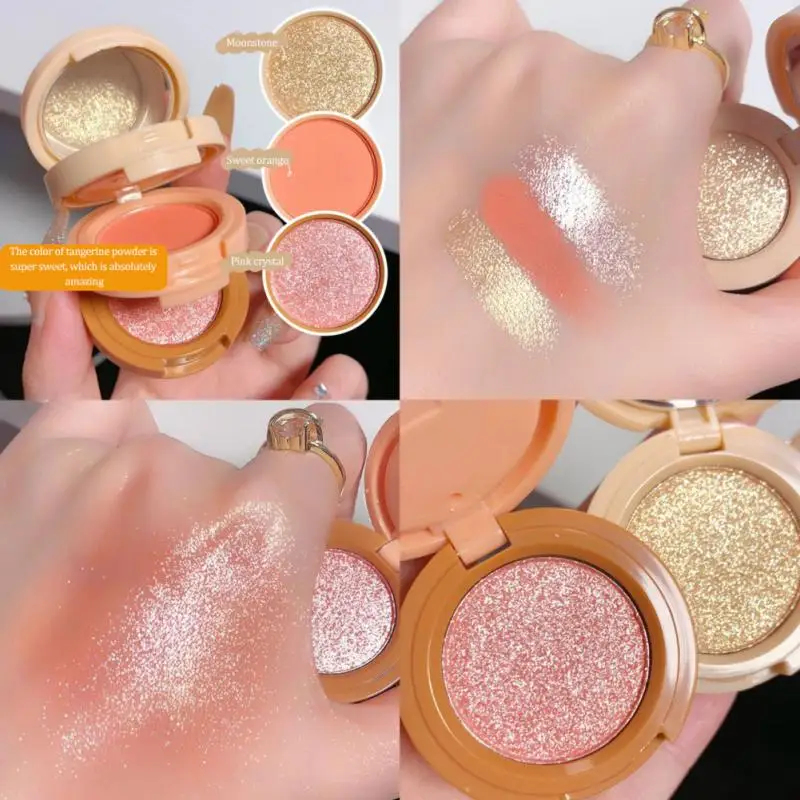 

Three-layer Blush Highlighter Contouring 3-in-1 All-in-one Palette Brightening Skin Retouching Makeup Palette