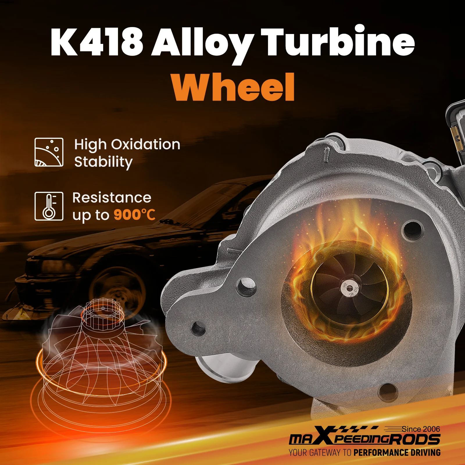 Турбо для Ford Transit Kasten 2.2L TDCi FWD 2198ccm 74KW 100PS 2011- 7868805006 S BK2Q6K682CA 786880 -0006 С