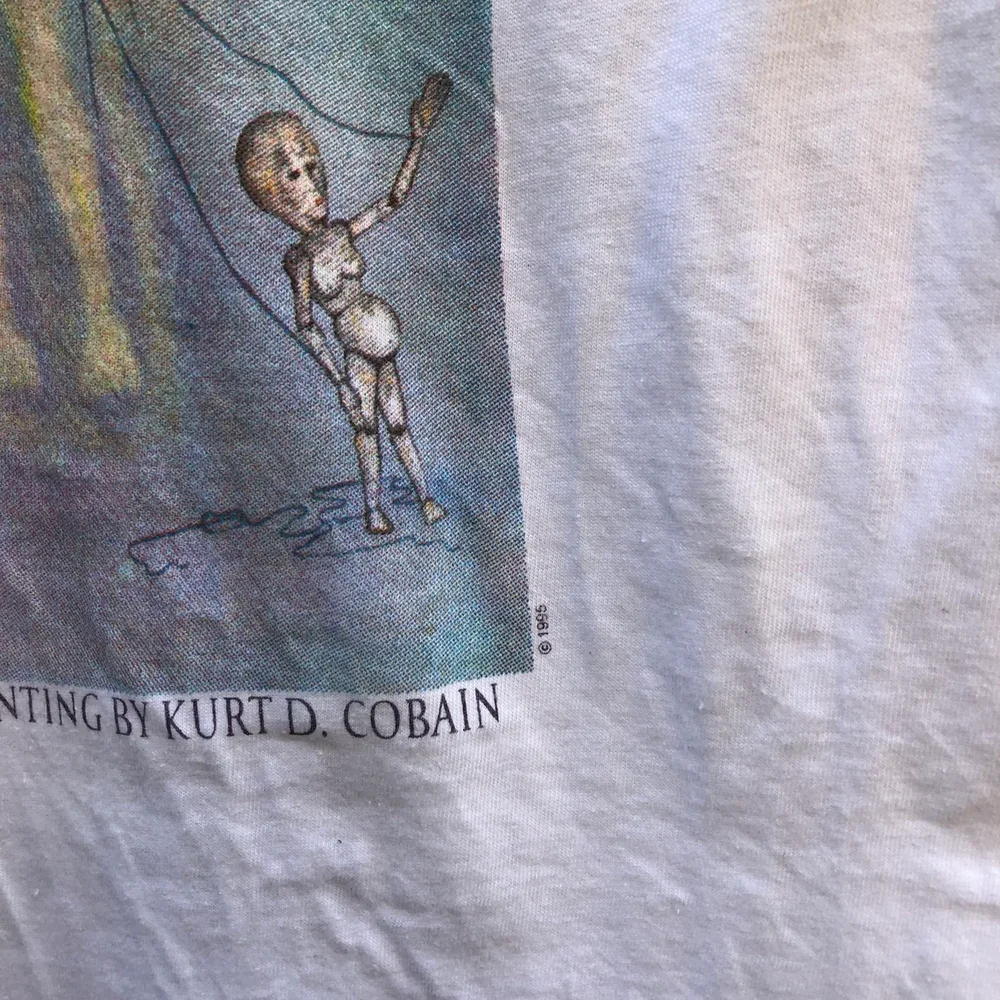 Винтажная рубашка с рисунком Курта Кобейна 1967-1994 двусторонняя унисекс