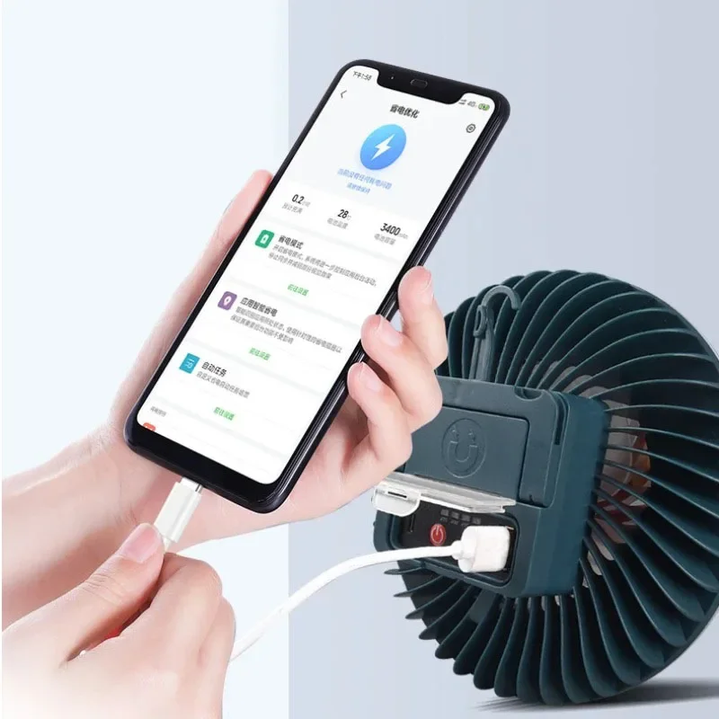 Новинка внешний вентилятор внешнее освещение с USB-зарядкой женским