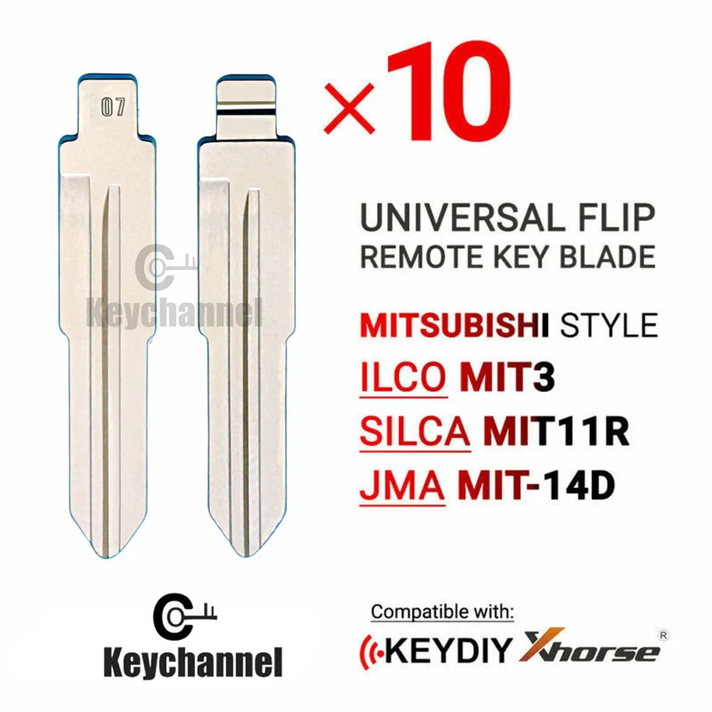 10 шт. #07 KD ключ лезвие LISHI MIT11 для VVDI JMD пульт дистанционного управления Mitsubishi Outlander