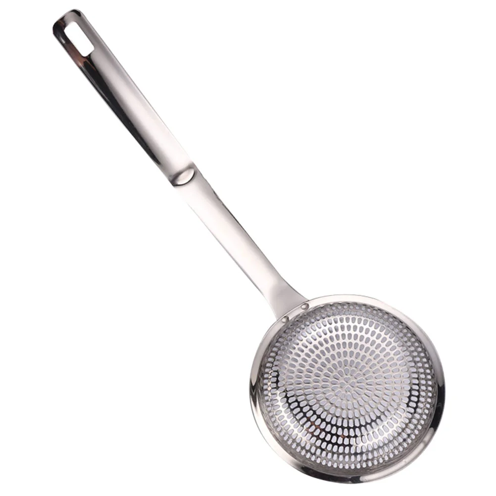 

Stainless Steel Noodle Strainer Colander Spoon Spoons Slotted Metal Pasta Fried Food Kitchen