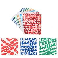 stickers journal supplies small letters scrapbook letter number stickers