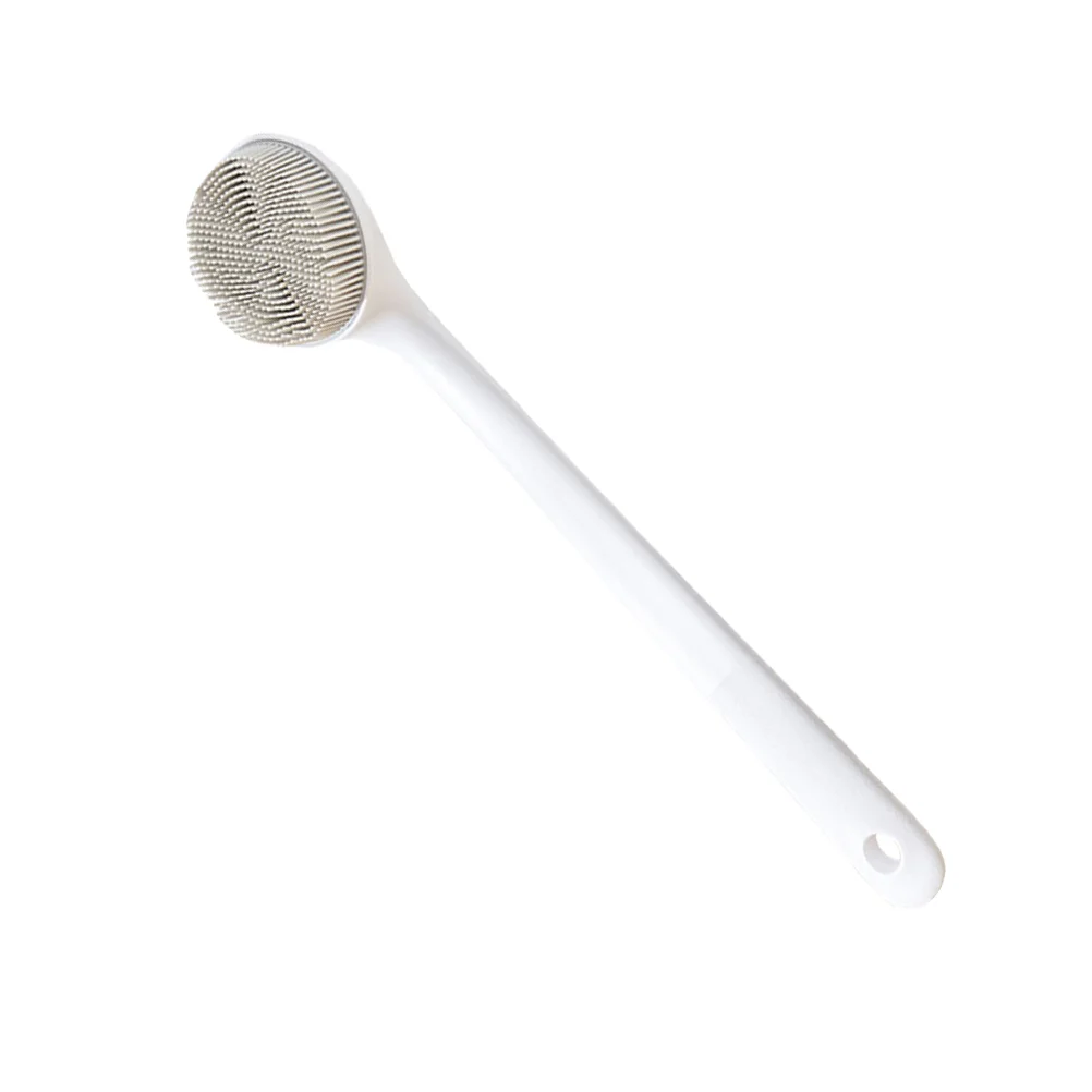 

Silicone Scrub Brush Cleaning Brushes Back Exfoliator Brush Handle Silicone Bath Body Brush Silica Gel Shower Body Scrubber