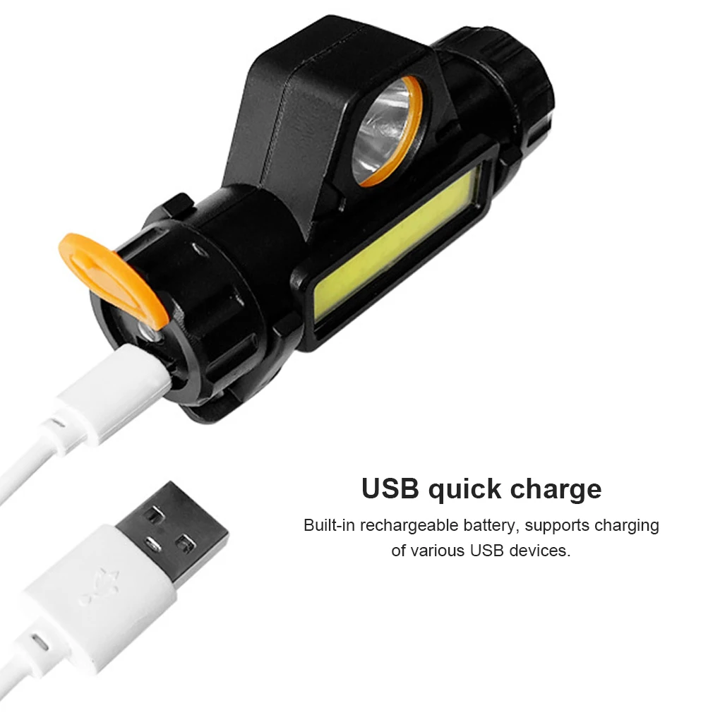 

Налобный фонарь с зарядкой от USB