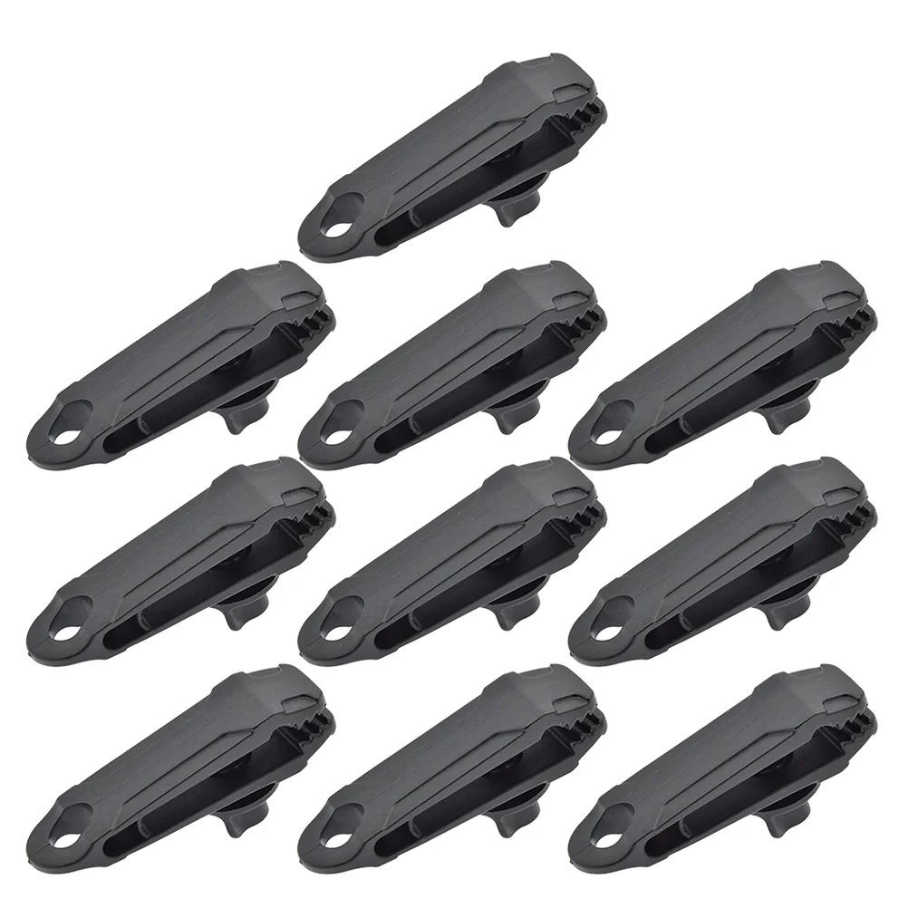 

10pcs Multi-purpose Tents Fasteners Wind Rope Clamp Awnings Nylon Clips
