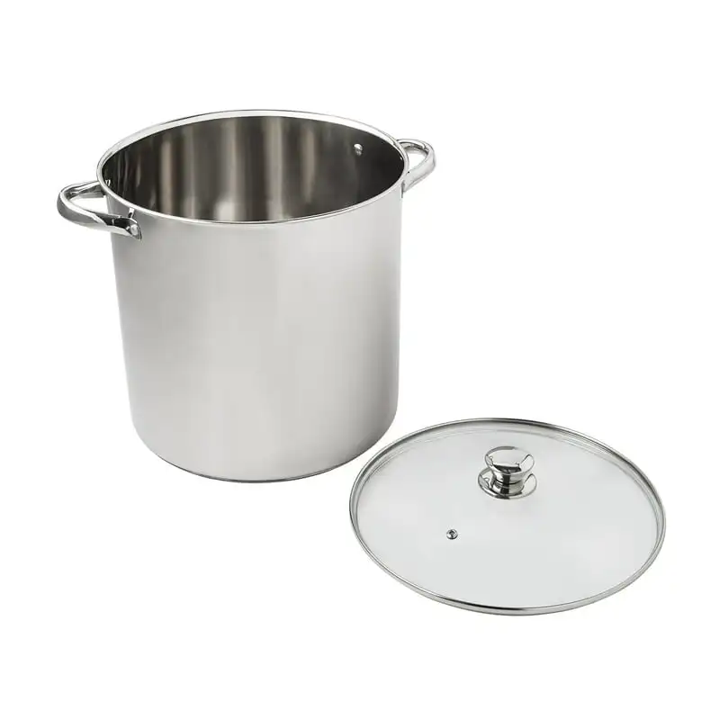 

Steel 16-Quart Stock Pot with Glass Lid