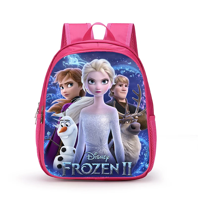 Disney-Mochila escolar de Frozen para niña, morral de hombro de Elsa, Anna,...