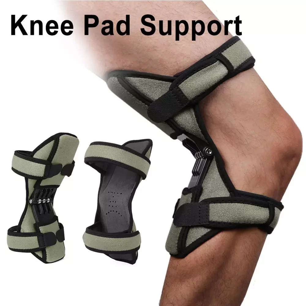 

Pair Breathable Joint Knee Pads Outdoor Support Climbing Pad Powerful Rebound Stabilizer Safety Knee Booster Stability Pad