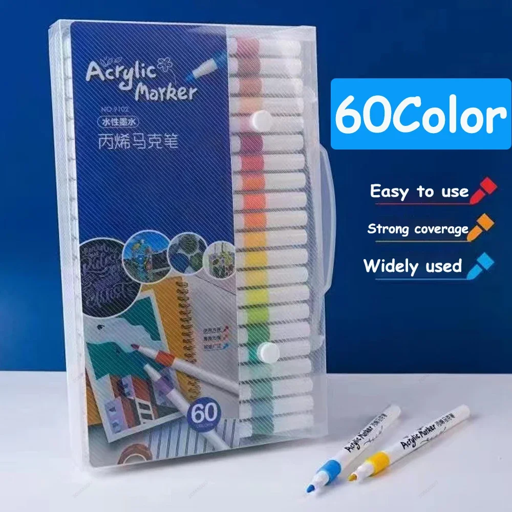 

ZOMASOU Акриловые маркеры для рисования 12/24/36/48/60 цветов