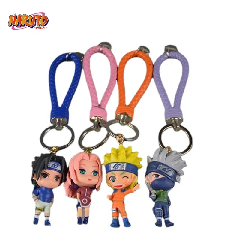 

Naruto anime cartoon peripheral new doll hand model car key chain pendant decoration jewelry gift Naruto Sasuke Itachi wholesale