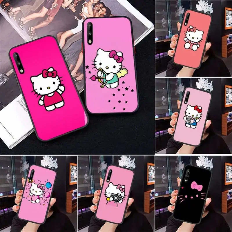 

Cute Hellos Kitties Phone Case for Huawei mate 9 10 20 20X 30 40 pro lite Fundas cover