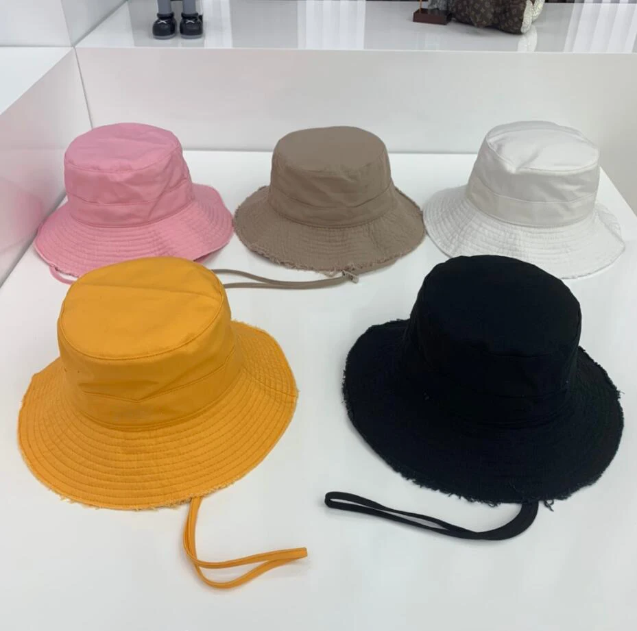 

Hot 2022 New Luxury Brand High quality cotton women hat 5 color one size women's cap fisherman hat