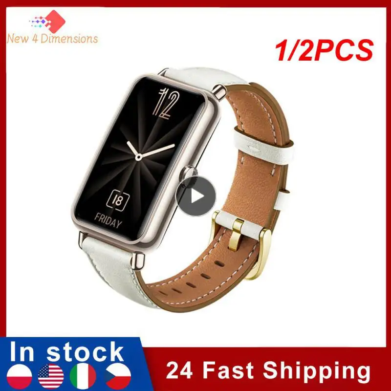 

1/2 шт., кожаный ремешок для наручных часов