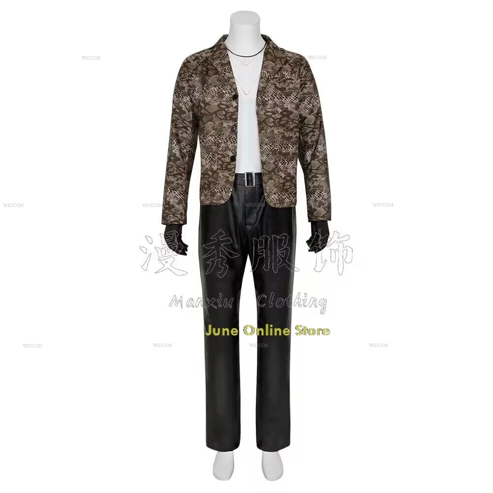 Goro Majima Косплей Костюм Парик Игра Как Дракон Якуза Мужская Хэллоуин Вечеринка