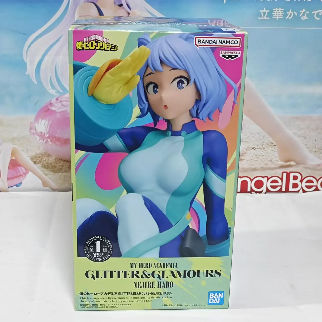 Фото Оригинальный Bandai Banpresto, новинка, My Hero Academia, блестящие Glamours Nejire Hado, аниме-фигурки, модель, экшн-фигурка, игрушки из ПВХ №3
