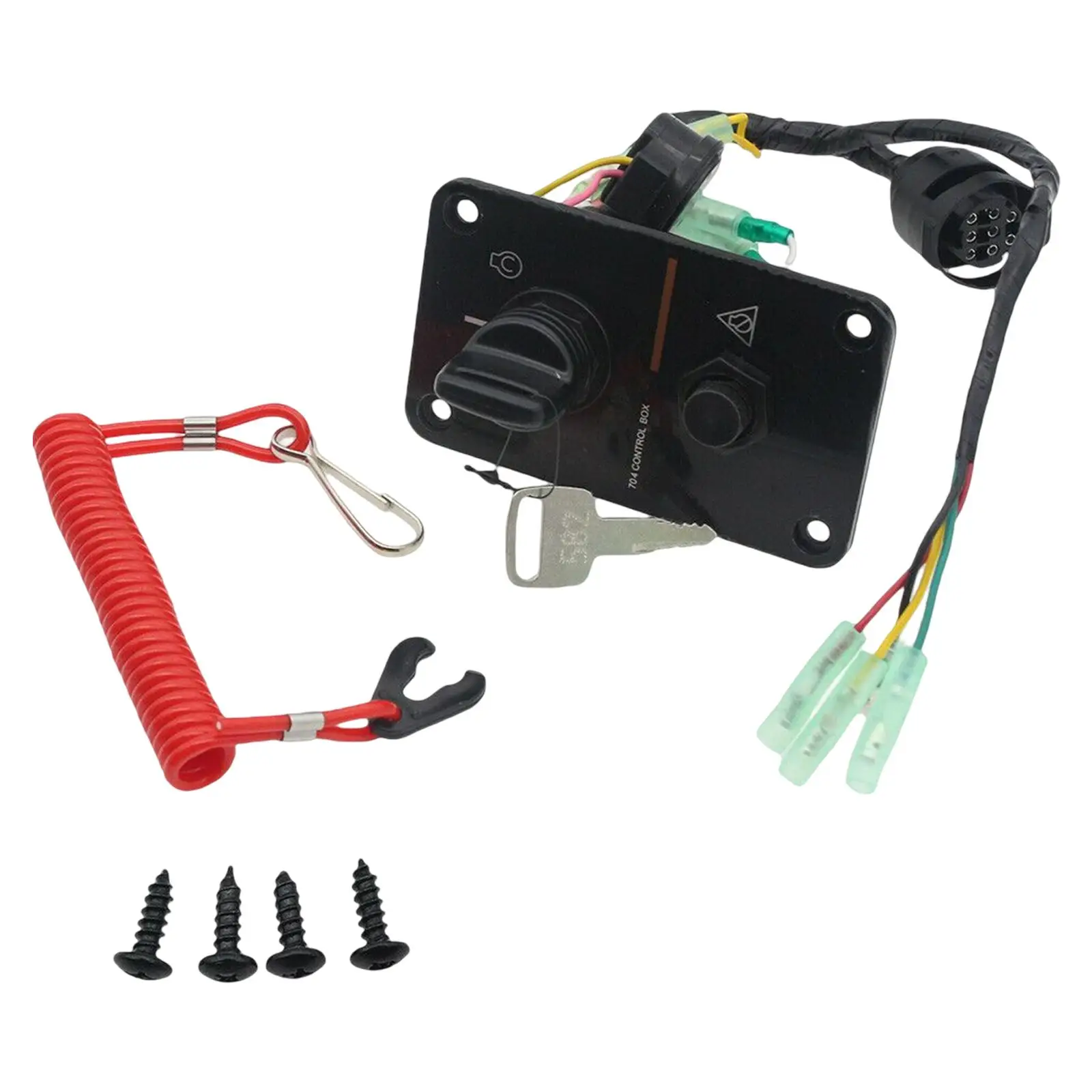 

Single Key Switch Panel 704-82570-08-00 Fit for Yamaha Outboard Engine
