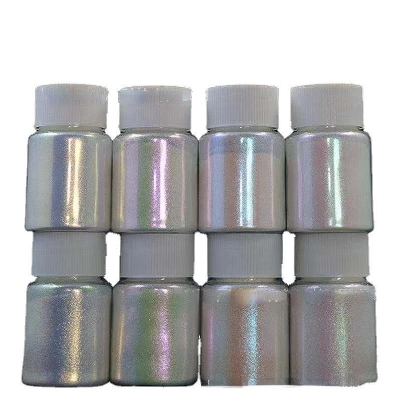 

10g/bag chameleon pearl powder nail makeup pigment car spray paint crystal mud supply multi-color non-toxic metal