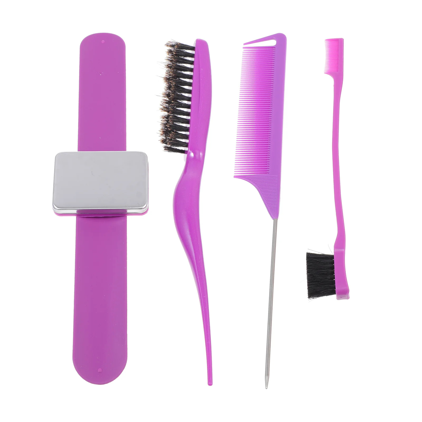 

Brush Hair Comb Teasing Pin Holder Cushion Salon Set Magnetic Tail Wrist Sewing Hairline Hairpin Stylist Dual Gripdouble Clip
