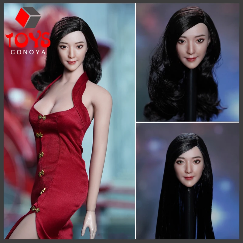 

Супер утка SDH031 1/6 женская голова Лепка резьба модель подходит 12 дюймов TBLeague солдат Suntan Skin экшн-фигурка кукла