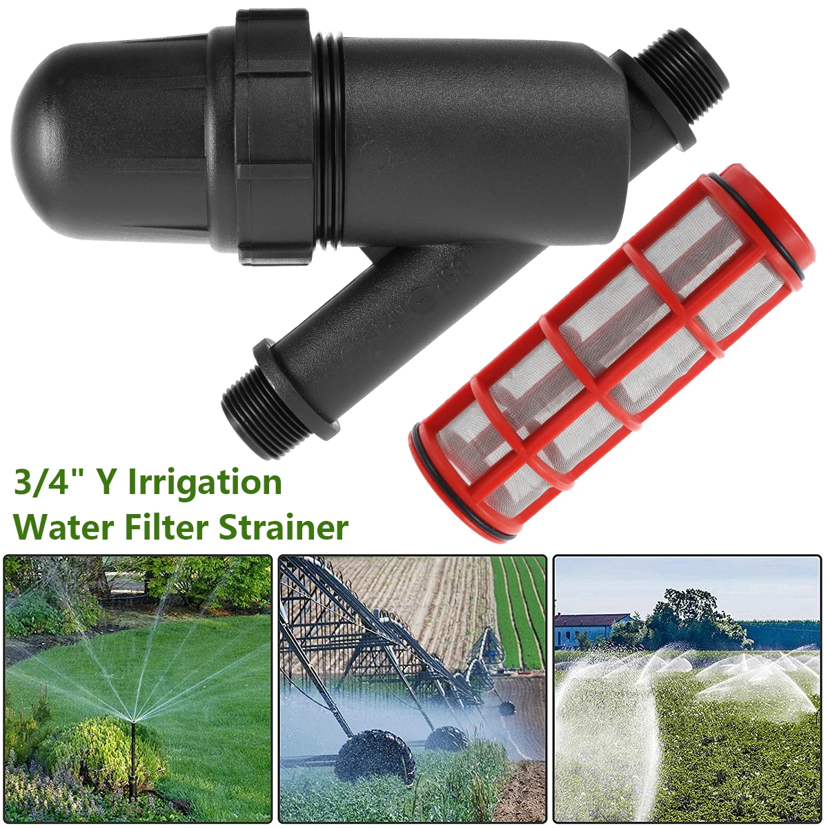 

Garden Watering Metal Net Filter Screen Sprayer 3/4" Irrigation Filter 120 PSI Gardening Drip Irrigation Filters Fountain Tools
