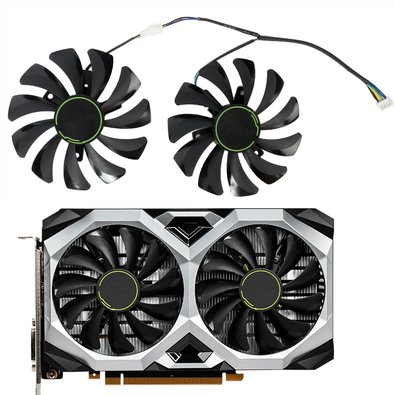 

85MM HA9010H12F-Z Cooling Fan Replacement For MSI GeForce GTX1660 GTX 1650 1660Ti RTX 2060 SUPER VENTUS OC Graphics Card