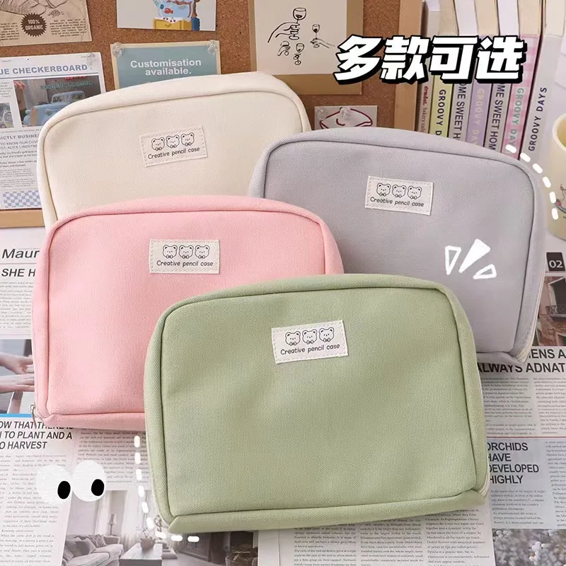 Cases Large Capacity Kawaii Bag Pouch Box For Girls Back To School Supplies Japanese Korean Office Stationery