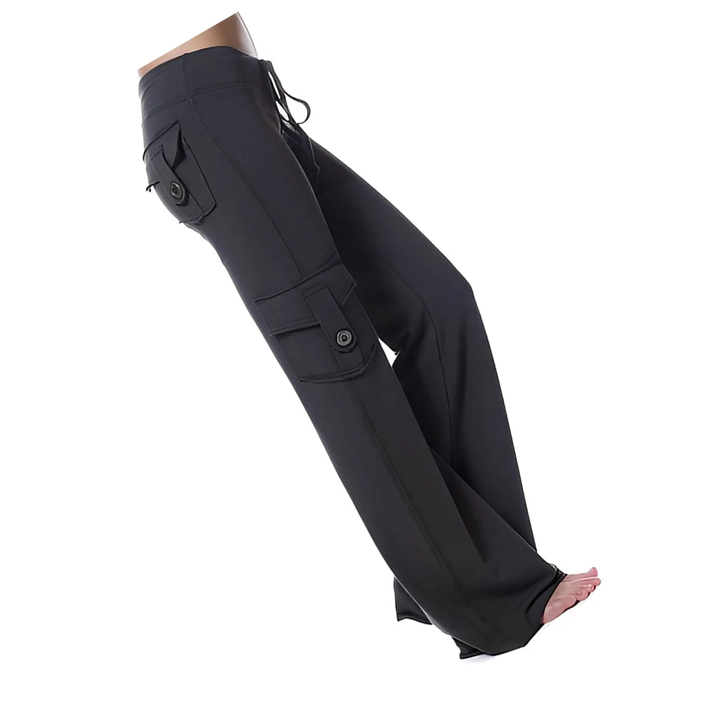 

Women Yoga Pants Girls Party Polyester Elastic Trousers Sportswear