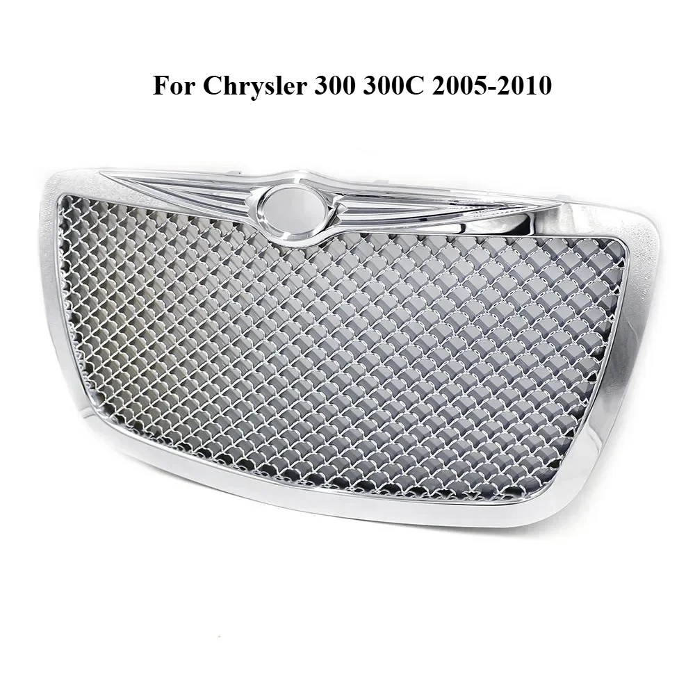 

Для Chrysler 300 300C 2005 2006 2007 2008 2009 2010 передний сетчатый бампер, решетка капота, центральная сетка, сменные аксессуары