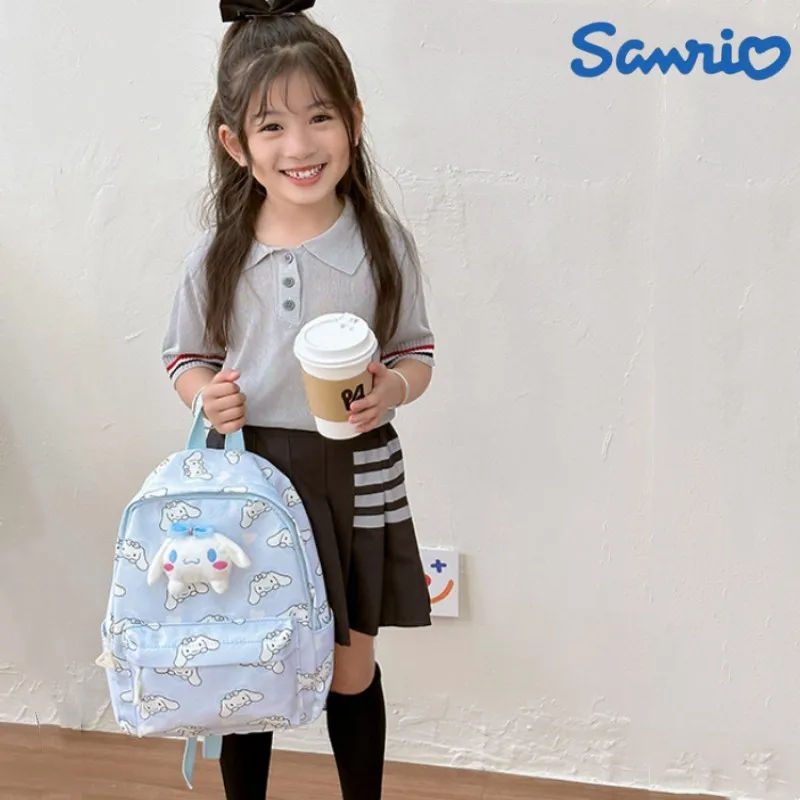 

Sanrio Kulomi Pacha Dog Hello Kitty Cinnamon Dog Cartoon Print Oxford Fabric Backpack Cute Accessories Children School Bags Gift