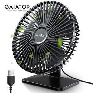 Image for GAIATOP USB Desk Fan 90° Rotation Adjustment Port 