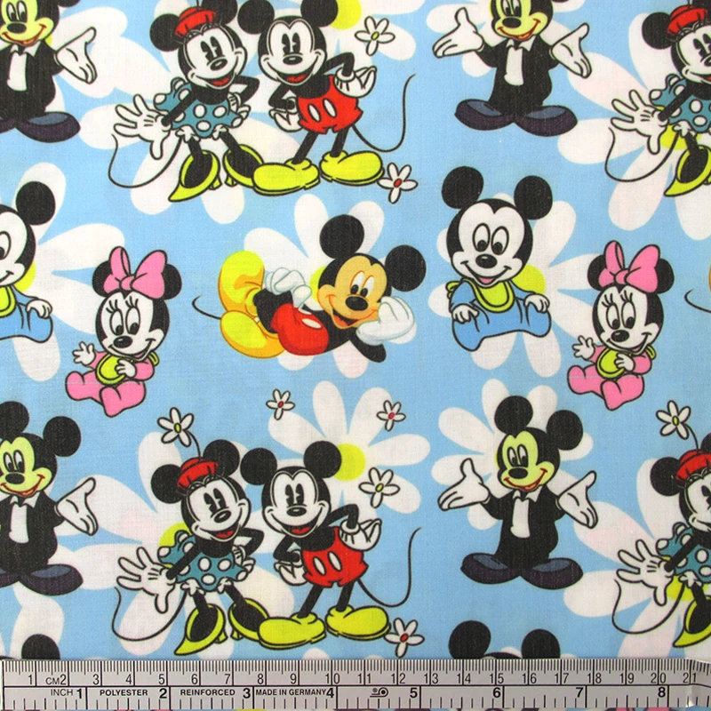 Ткань из полиэстера и хлопка для шитья 50*145 см |