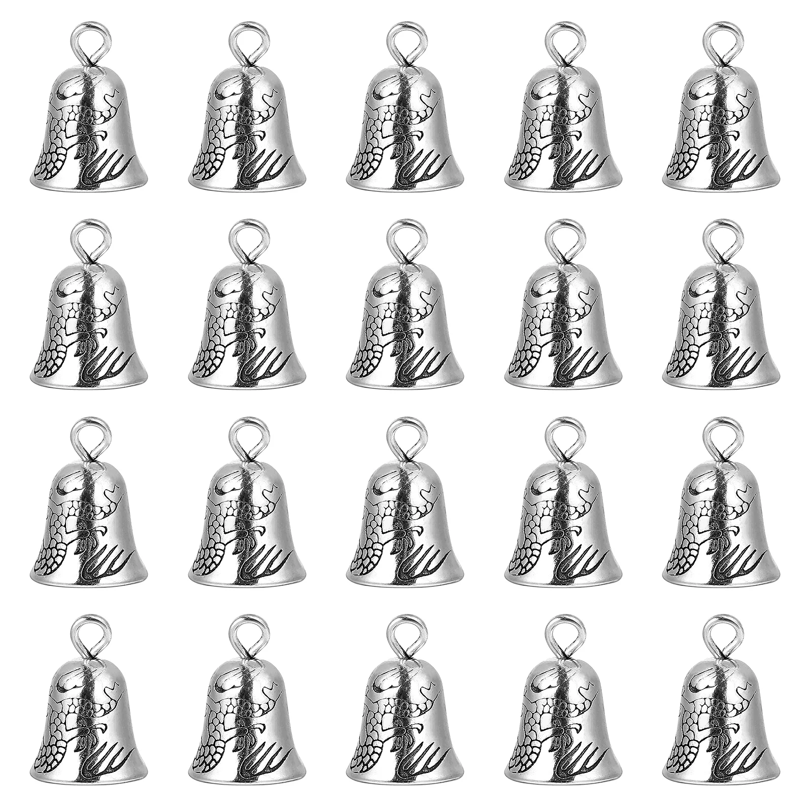 

Bellscrafts Christmas Bell Jinglemini Silver Charms Necklace Craft Making Jewelry Tiny Ornaments Supplies Bracelet Diy Wedding