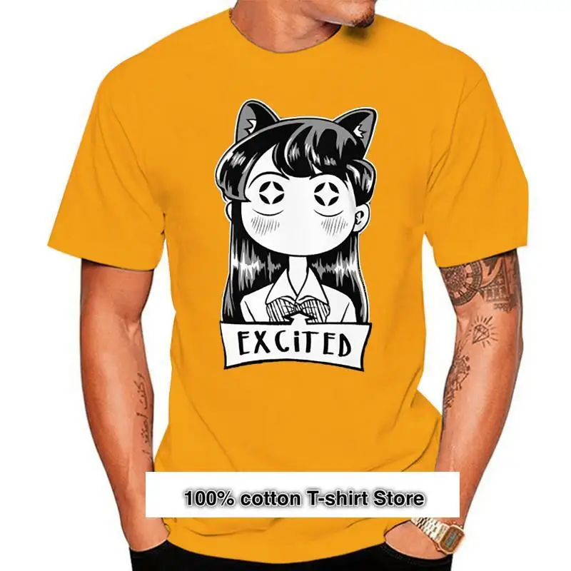 

Camiseta de Miss Komi Excited, manga komi san komisan shouko, comunicación, anime, dibujos animados komi