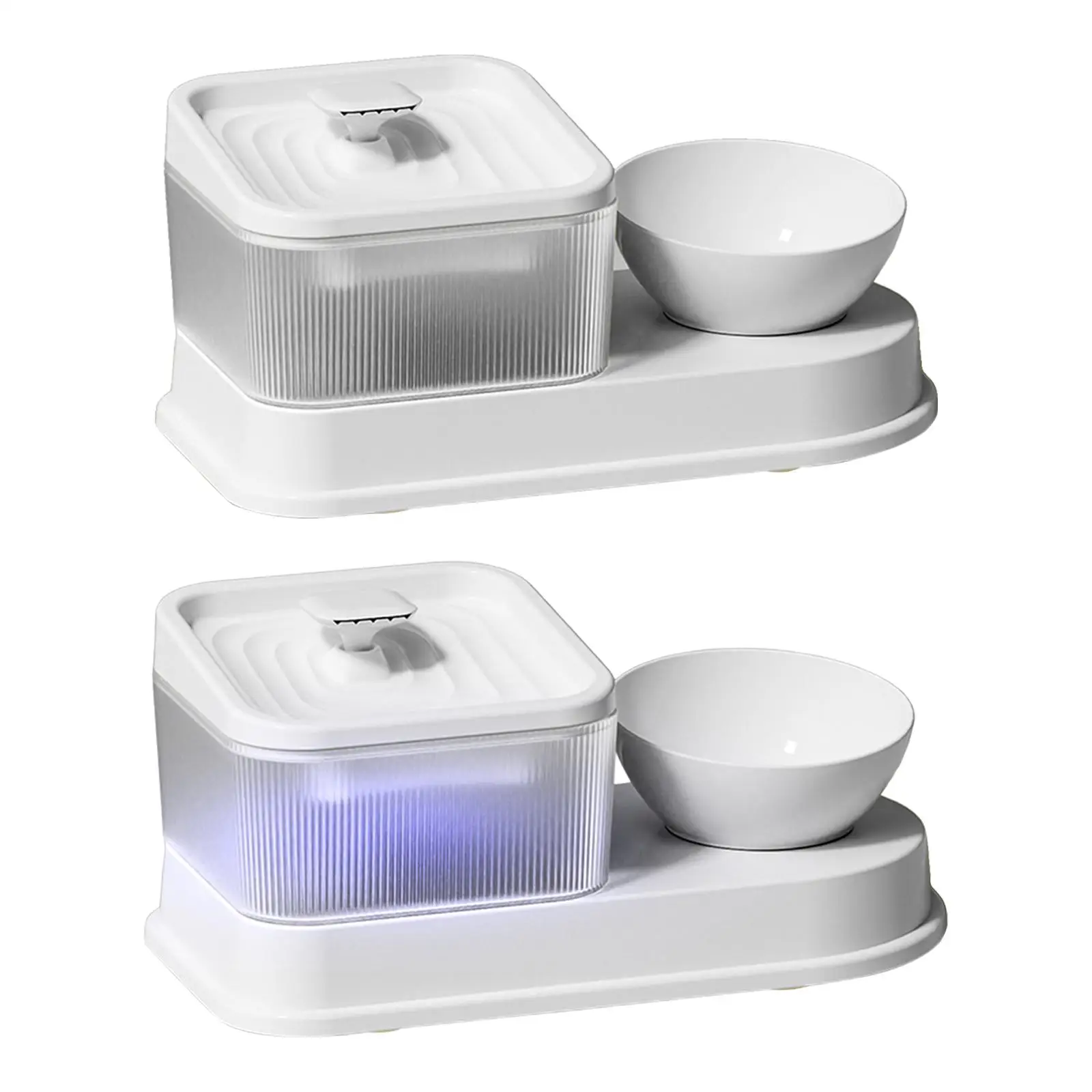 

Pet Automatic Feeder Waterer Durable Food Dispenser Waterer Detachable 30dB Silent Automatic Water Dispenser for puppy Cat